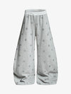 Hose mit Sternenmuster und farblich abgesetztem Bund