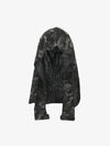 Dark Punk Camouflage Hooded Cape 