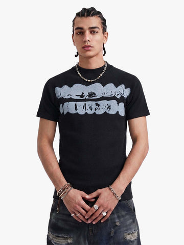 Ribbed Raglan Tee