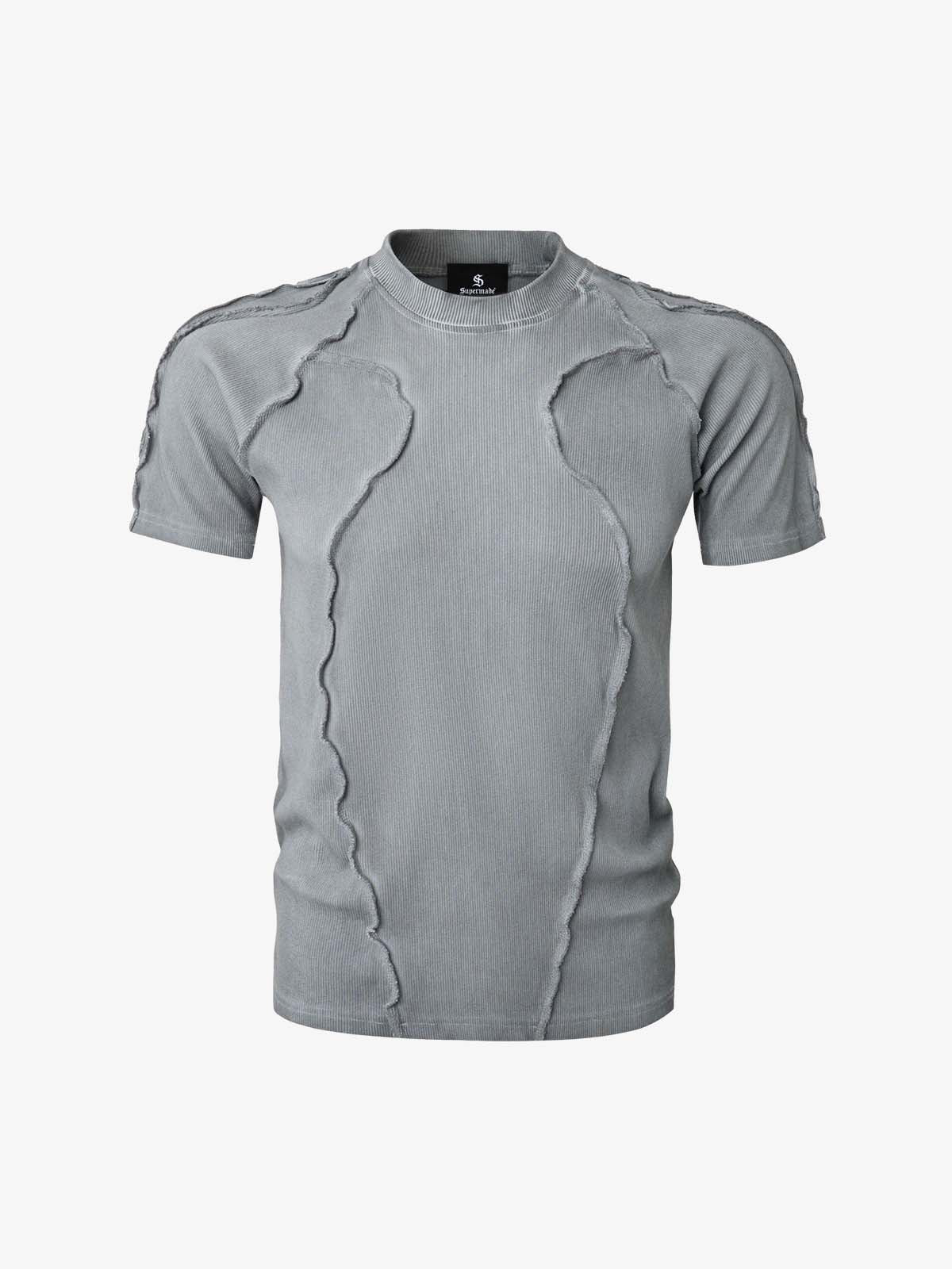 T-Shirt mit freiliegenden Nähten aus Wasteland Wash