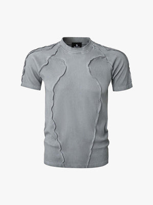T-Shirt mit freiliegenden Nähten aus Wasteland Wash