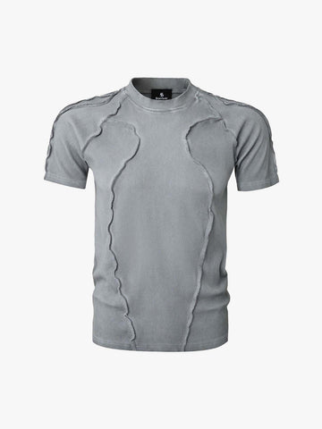 T-Shirt mit freiliegenden Nähten aus Wasteland Wash