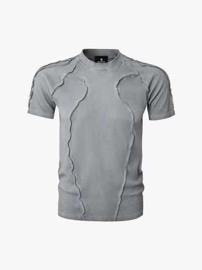T-Shirt mit freiliegenden Nähten aus Wasteland Wash