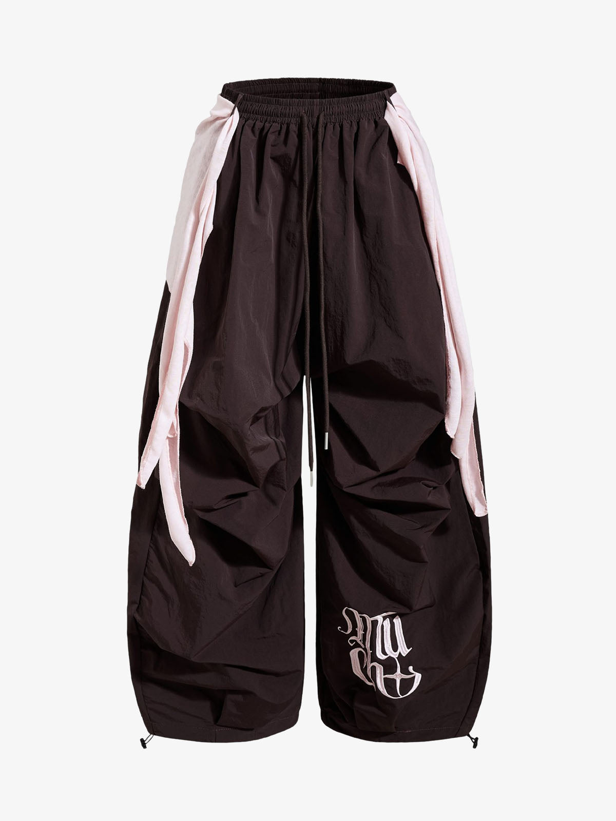 Strapped Detachable Curved Pants 