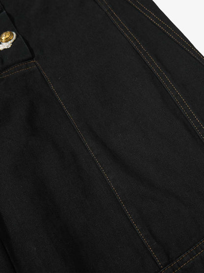 Military Button Baggy Cargo Pants – Napoleon Style Utility Streetwear