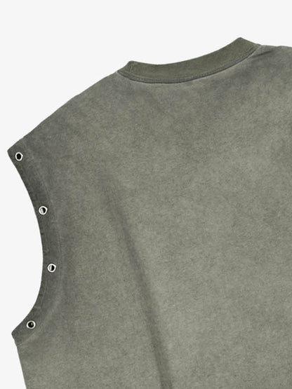 Vintage Washed 63 Graphic Sleeveless T-Shirt 