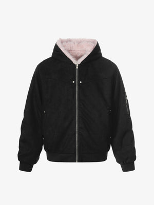 Street Fur Reversible Hooded Jacket - 2493 