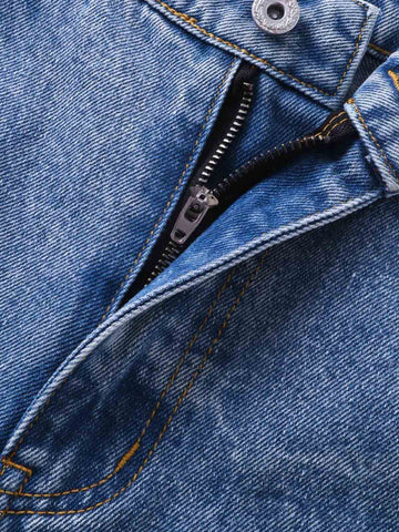 Y2K Faded Stacked Denim Jeans