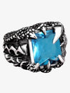 Gothic Claw Stone Open Ring 