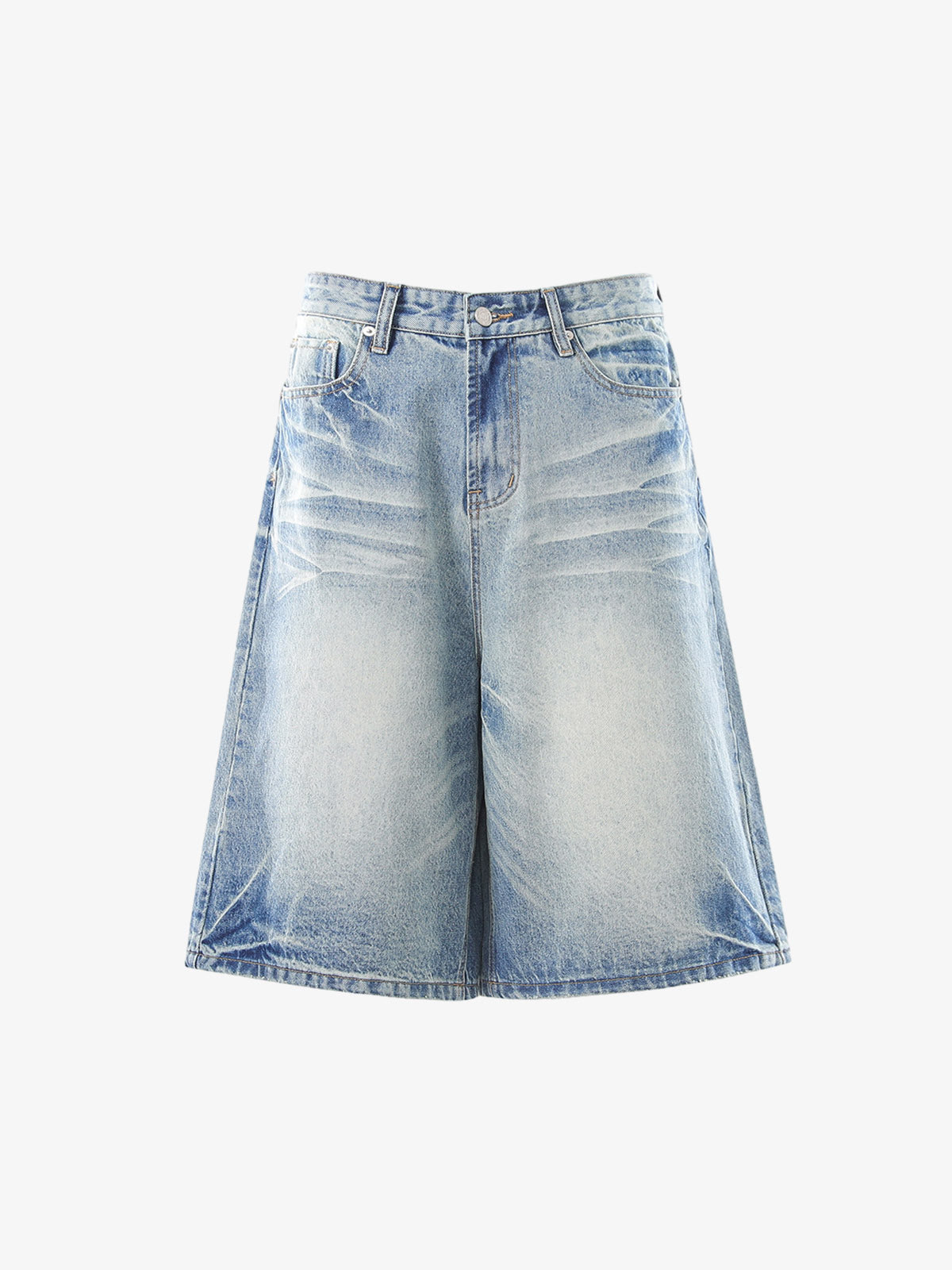 Vintage Jeansshorts mit Used-Look