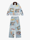 Artistic Renaissance Denim Set - 2484 