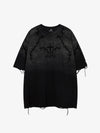 Vintage-T-Shirt mit Dornenmotiv im Used-Look