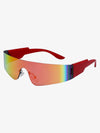 Retro Street Punk Integrated Sports Sunglasses 