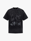 Grunge-T-Shirt mit verblasstem Fotodruck