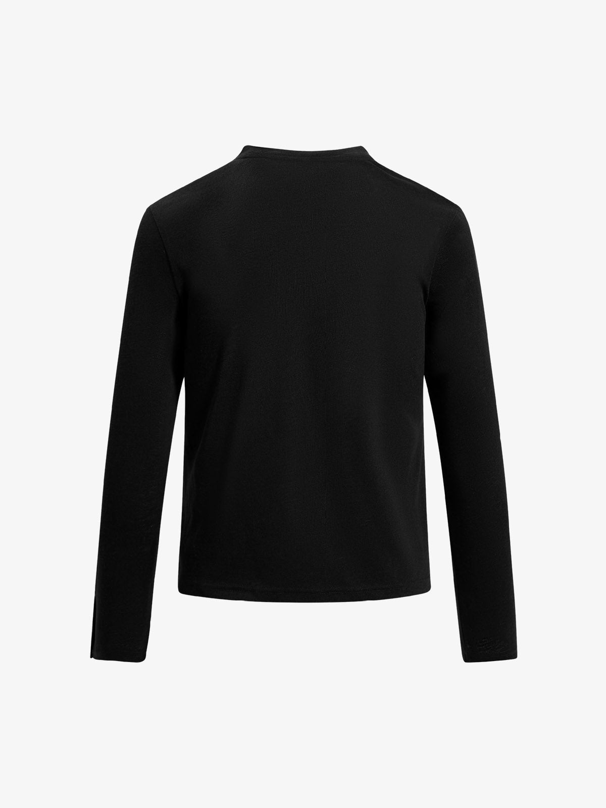 Gothic Angel Graphic Long Sleeve Henley T-Shirt 
