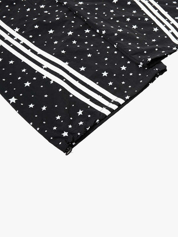 Star Pattern Side Stripe Baggy Track Pants 