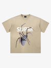 Vintage Spider Graphic Washed T-Shirt 