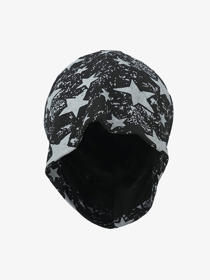 Street Double-Layer Five-Pointed Star Pullover Hat 