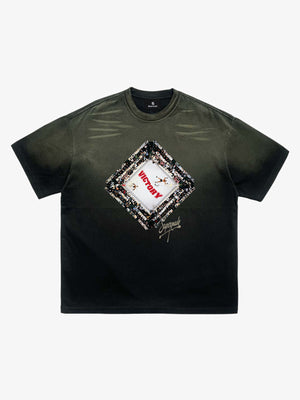 Vintage Distressed Boxing Graphic T-Shirt