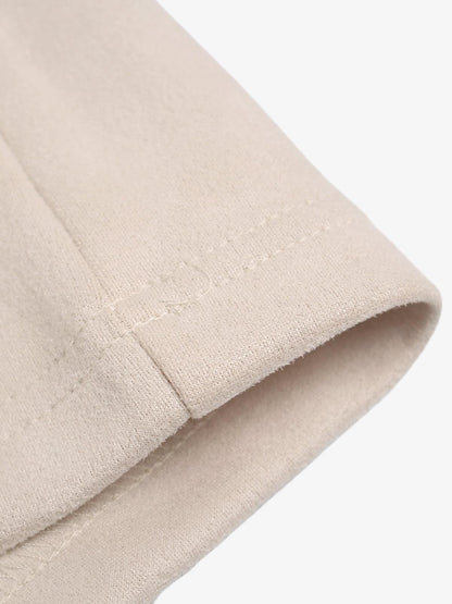 Suede-Touch Embroidered Sport Color-Block T-Shirt 