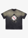 Vintage Distressed Boxing Graphic T-Shirt