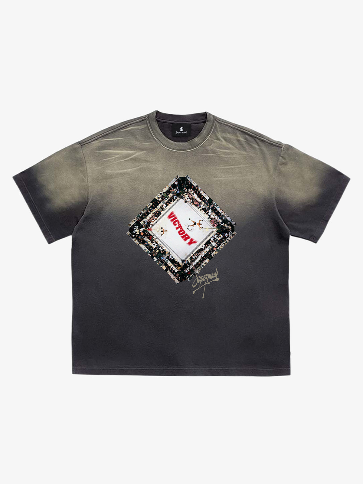 Vintage Distressed Boxing Graphic T-Shirt