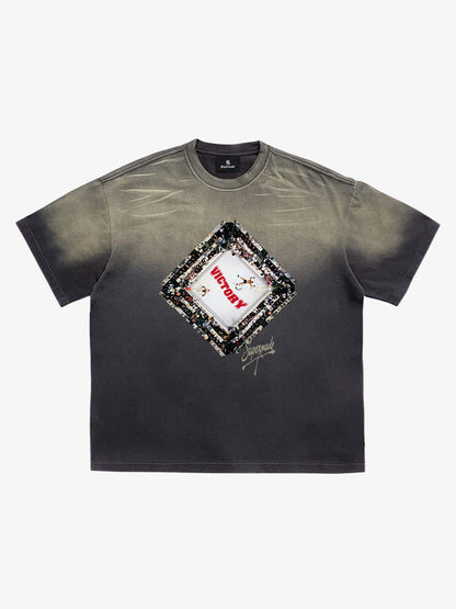 Vintage Distressed Boxing Graphic T-Shirt