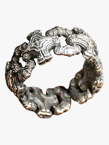 Vintage Cross Band Ring 