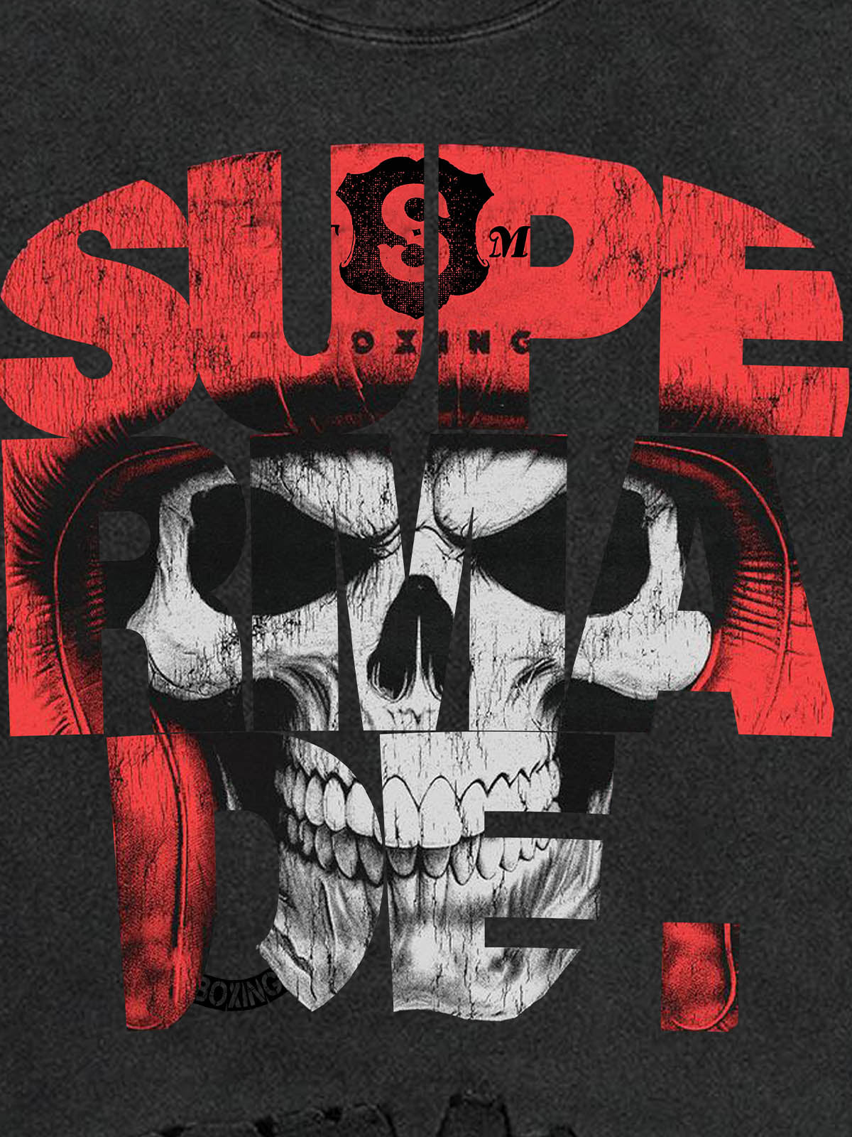 Vintage Gothic Skull Graphic T-Shirt
