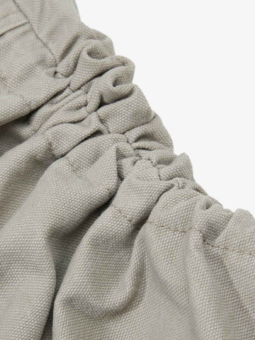 Ruched Cuffs Curved Cargo Pants 