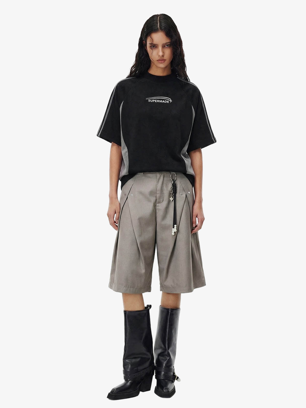 Vintage Deconstructed Pleated Shorts - 2580 
