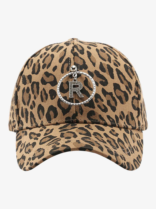 Retro Leopard Print Curved Baseball Cap 