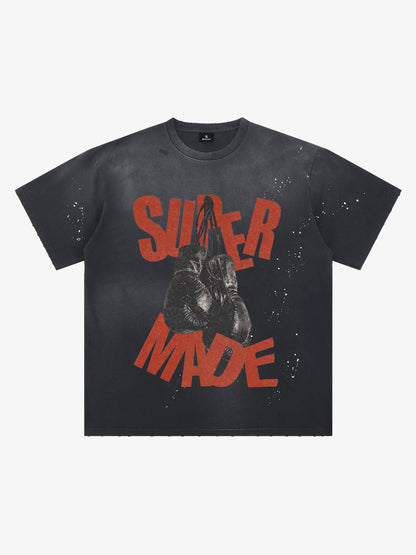 Splatter Paint Oversized Tee