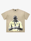 Vintage Soccer Figure Graphic T-Shirt 