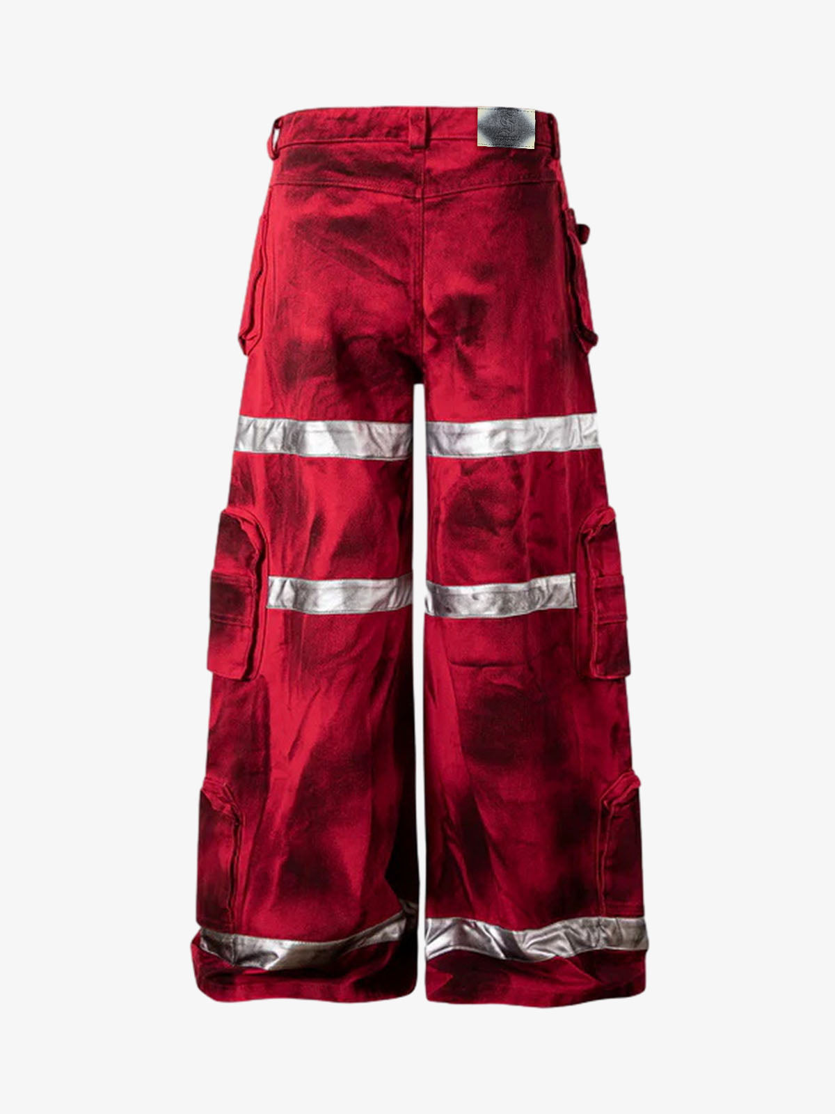 Cyberpunk-Cargohose mit reflektierenden Details und vielen Taschen