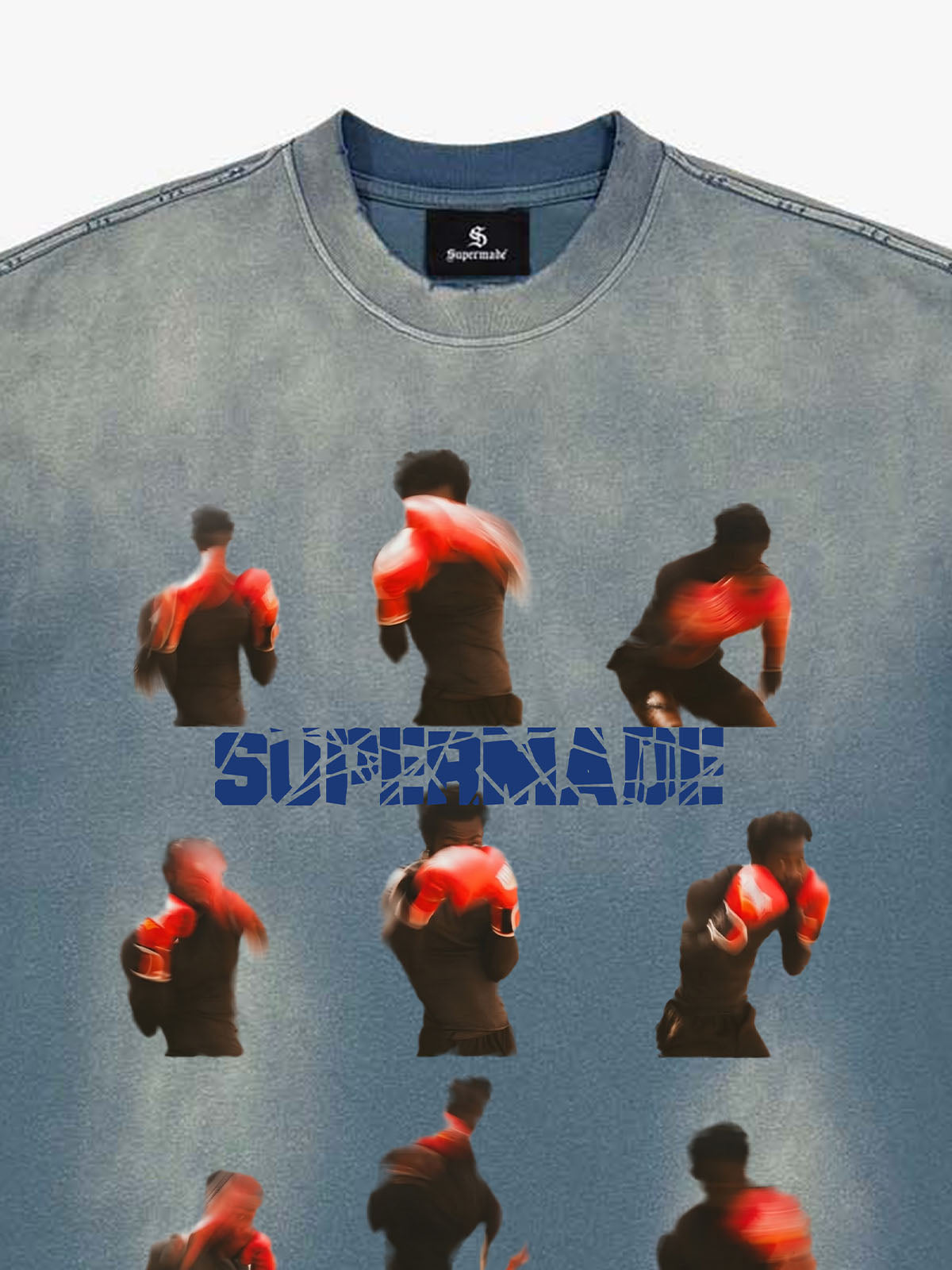 Washed Boxing Motion T-Shirt