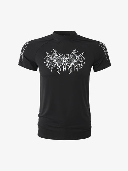 Abstract Flame Long Sleeve Tee