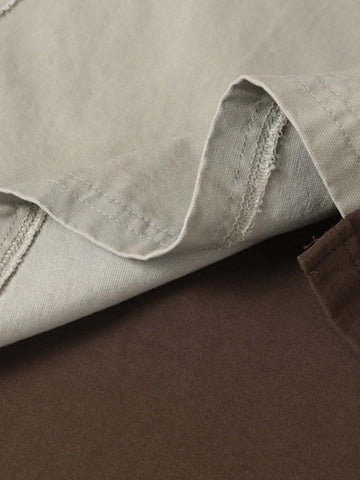 Vintage Washed Raw Seam Raglan T-Shirt 