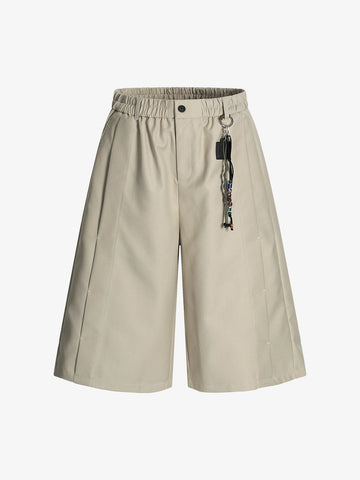 Deconstructed Drop-Effect Casual Jort 