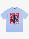Thesupermade Skull Printed Logo Design T Shirt -1159 