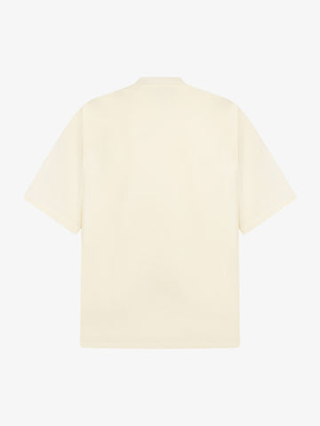 Heavy Retro Patch Embroidered T-shirt - 2398 