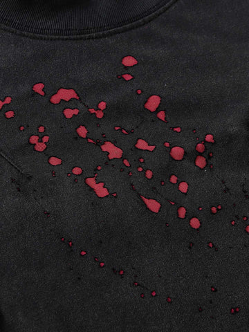 Vintage Washed Dot Spray T-Shirt 