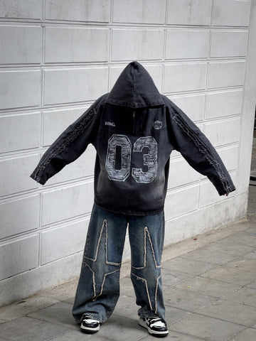 High Street Star Washed Jeans - 2150 