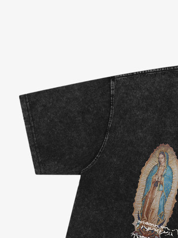 Original Virgin Mary Print T-Shirt 