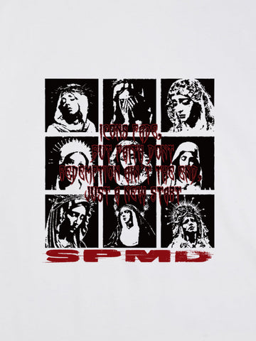 Original Saint Slogan Graphic T-Shirt 