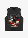 Original Printed Eagle Graphic Tank Top Vest 