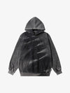 Thesupermade Tie-dye Contrasting Print Pullover Hoodie 