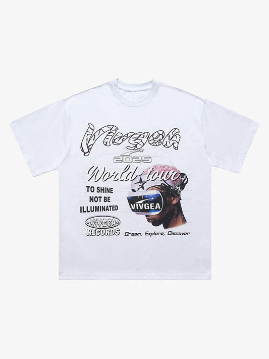 Retro Sci-Fi Graphic T-Shirt 