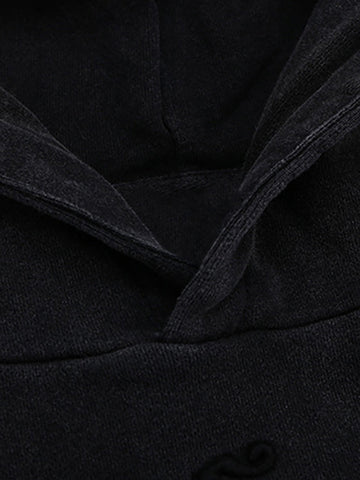 Thesupermade Washed Splicing Hoodie - 1985 