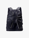 Metal Partition Multi-Pocket Nylon Backpack 